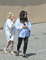 Jenna Dewan And Steve Kazee Leaving Corbin Bowling Alley - LA