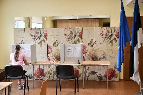 ESTONIA-NARVA-EUROPEAN PARLIAMENT ELECTIONS-VOTING