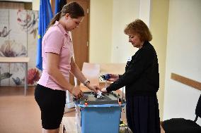 ESTONIA-NARVA-EUROPEAN PARLIAMENT ELECTIONS-VOTING