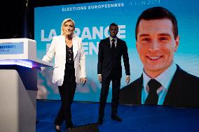 Rassemblement National European Election evening - Paris