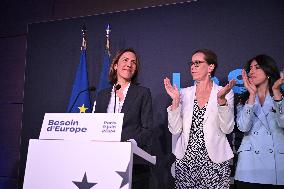 Valerie Hayer After Results European Parliament election - Paris