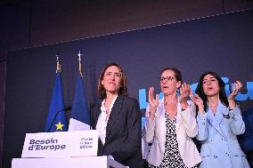 Valerie Hayer After Results European Parliament election - Paris