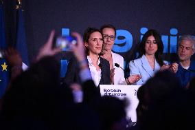 Valerie Hayer After Results European Parliament election - Paris