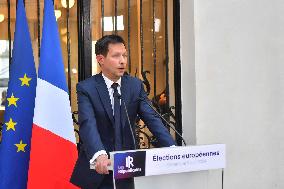 Xavier-Francois Bellamy After Results European Parliament election - Paris