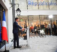 Xavier-Francois Bellamy After Results European Parliament election - Paris