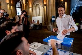 European Elections In Barcelona.