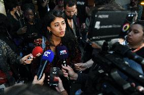 Manon Aubry After Results European Parliament Election - Paris