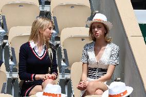 Celebrities During men's Final The 2024 French Open - Village Day Fiftheeen NB