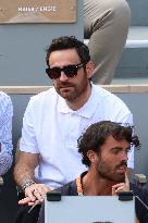 Celebrities During men's Final The 2024 French Open - Village Day Fiftheeen NB