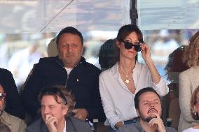 Celebrities During men's Final The 2024 French Open - Village Day Fiftheeen NB