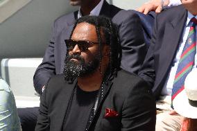 Celebrities During men's Final The 2024 French Open - Village Day Fiftheeen NB