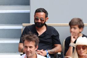 Celebrities During men's Final The 2024 French Open - Village Day Fiftheeen NB