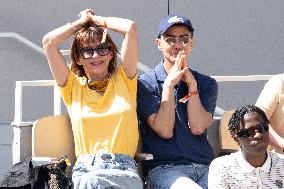 French Open - Sophie Marceau At The Stands