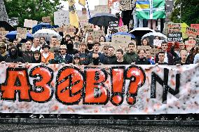 Dont Be Silent! Captivity Kills! rally in Lviv