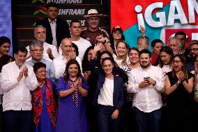 Clara Brugada Celebrates Majority of Votes Certification - Mexico