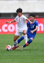 (SP)CHINA-SHAANXI-WEINAN-FOOTBALL-FRIENDLY MATCH-UZB VS VIE (CN)