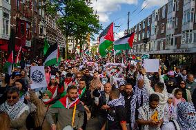 Pro-Palestine Protest In Amsterdam