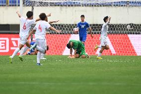 (SP)CHINA-SHAANXI-WEINAN-FOOTBALL-FRIENDLY MATCH-UZB VS VIE (CN)