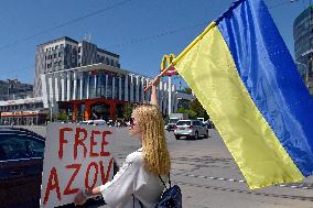 Dont Be Silent! Captivity Kills! rally in Vinnytsia