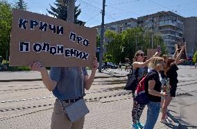 Dont Be Silent! Captivity Kills! rally in Vinnytsia