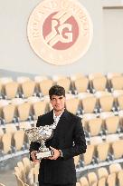 French Open - Carlos Alcaraz Trophy Photocall