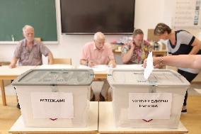 SLOVENIA-LJULBLJANA-EUROPEAN PARLIAMENT ELECTIONS