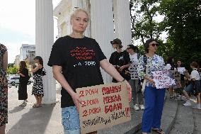 Dont Be Silent! Captivity Kills! rally in Dnipro