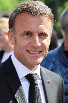 President Macron At The Tulle Massacre Commemorations - France