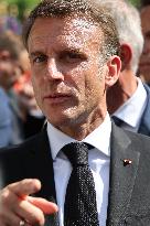 President Macron At The Tulle Massacre Commemorations - France