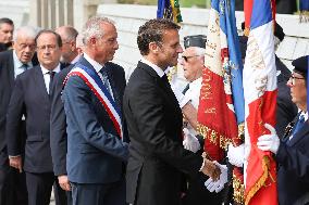 President Macron At The Tulle Massacre Commemorations - France