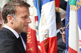 President Macron At The Tulle Massacre Commemorations - France