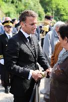 President Macron At The Tulle Massacre Commemorations - France