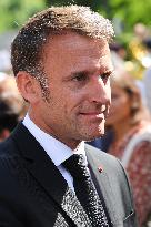 President Macron At The Tulle Massacre Commemorations - France