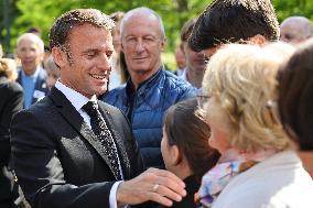 President Macron At The Tulle Massacre Commemorations - France