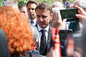 President Macron At The Tulle Massacre Commemorations - France