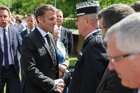 President Macron At The Tulle Massacre Commemorations - France