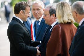 President Macron At The Tulle Massacre Commemorations - France