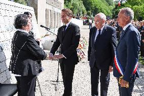 President Macron At The Tulle Massacre Commemorations - France