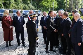 President Macron At The Tulle Massacre Commemorations - France