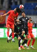 (SP)CHINA-SHAANXI-WEINAN-FOOTBALL-FRIENDLY MATCH-CHN VS KOR (CN)