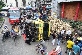 Road Accident In Dhaka.