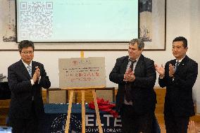 HUNGARY-BUDAPEST-CHINA-JOINT RESEARCH CENTRE-UNVEILING
