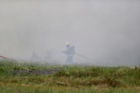 NEPAL-KATHMANDU-AIRPORT-EMERGENCY DRILL