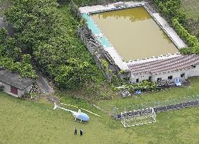 Chopper makes emergency landing in western Japan schoolyard