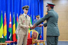 Crown Prince Moulay Hassan Of Morocco At Military Graduation - Kenitra