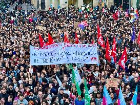 Protest Against The Victory Of French Far-right Party Rassemblement National (RN) In The European Elections