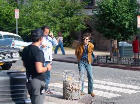 Timothee Chalamet On Set - NYC