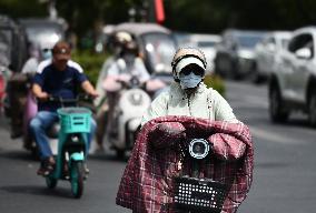 Orange High Temperature Alert in China