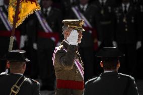 King Felipe Attends the Meeting The Royal and Military Order of Saint Hermenegildo - Spain