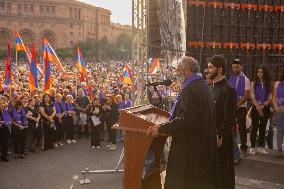 Archbishop Galstanyan Calls For Nonstop Protests To Push Pashinian Out - Yerevan